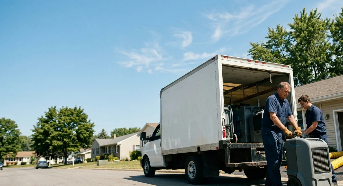 Water Damage Cleanup in Haubstadt, IN near me